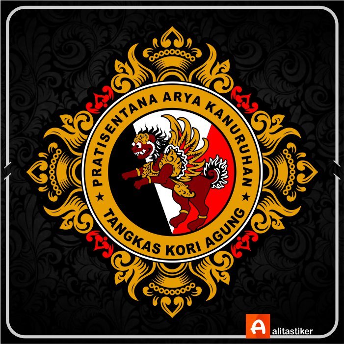 Stiker Logo Pasek Pangeran Tangkas Kori Agung Pratisentana Arya Kanuruhan