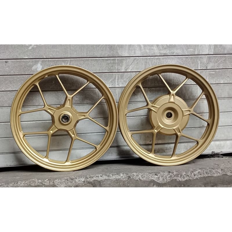Velg Veleg Peleg Depan Belakang Honda Vario 125/150 LED warna gold Original