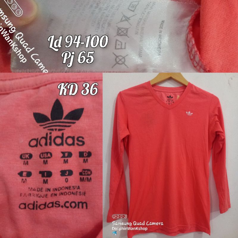 Baju Adidas Kaos, kemeja, celana Second Preloved
