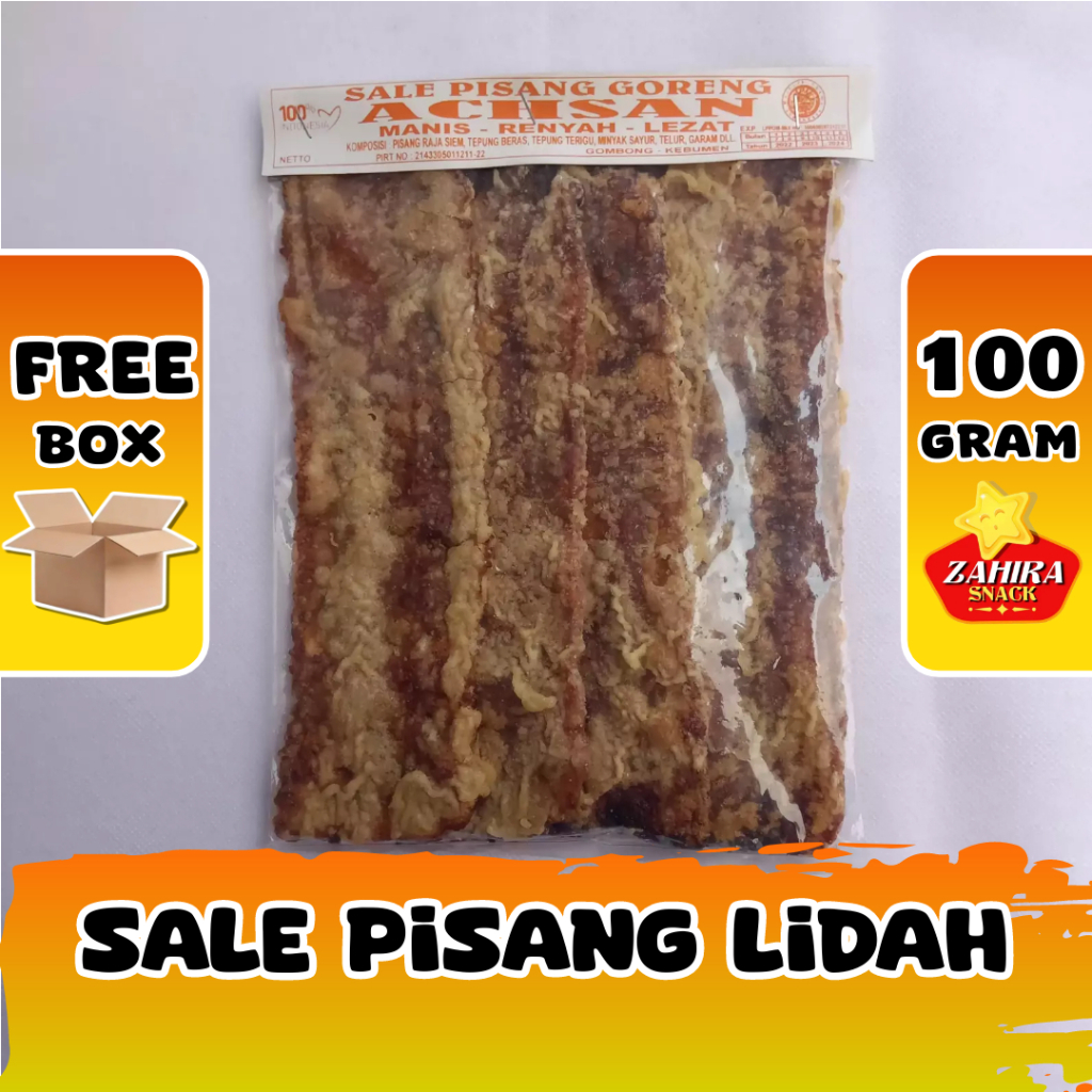 

Keripik Sale Pisang Lidah Makanan Ringan Pisang Sale Khas Kebumen 100gram