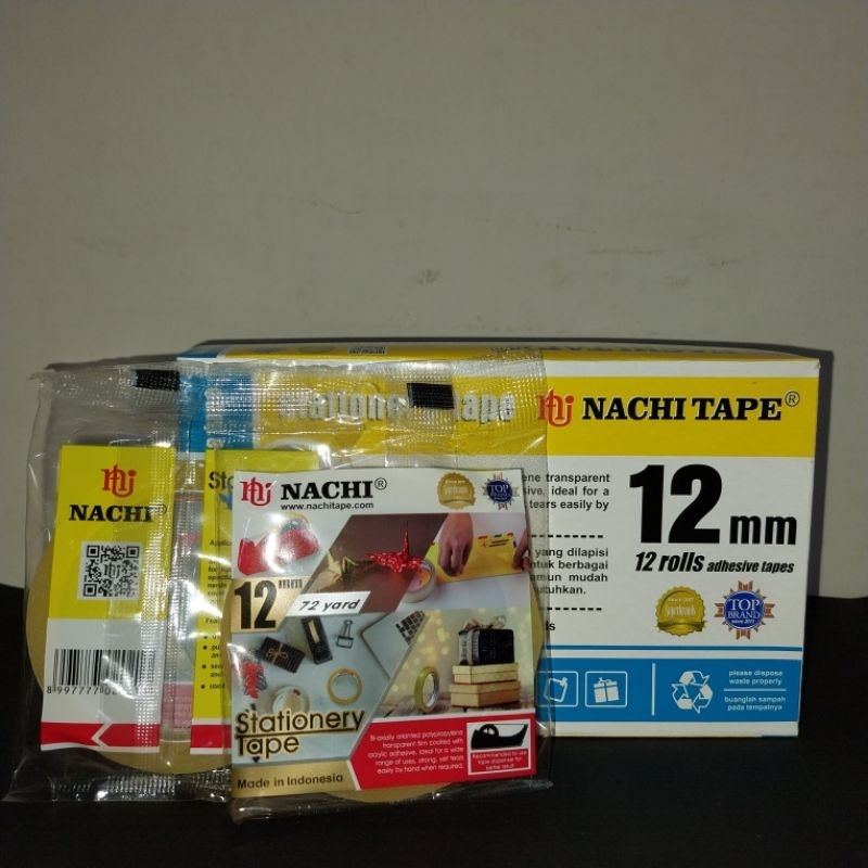 

(1 dus) Isolasi Bening Nachi 12mm & 24mm