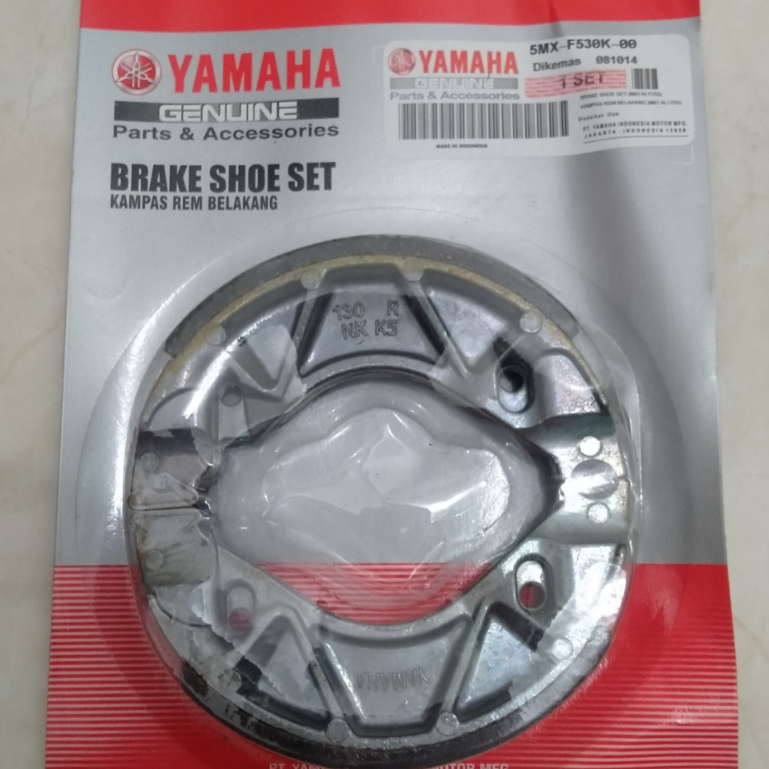 kampas rem mio m3 belakang original yamaha