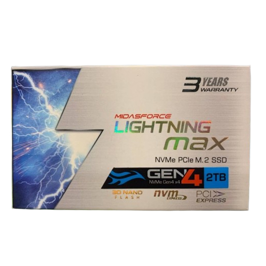 M.2 NVME GEN4 2TB MIDASFORCE M2 NVME 2TB MIDAS PCIe Gen4 SSD