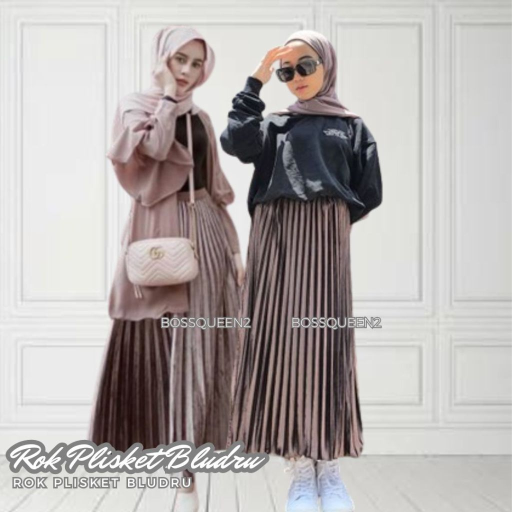 ROK PLISKET BLUDRU / ROK BLUDRU MAXI / ROK BLUDRU VELVET / ROK BLUDRU PREMIUM / SKIRT PLEATED