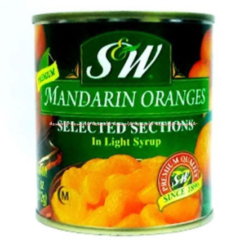 

S&W Mandarin Orange 312gr Selection Section In Light Syrup Jeruk Mandarin Syrup Kemasan Kaleng