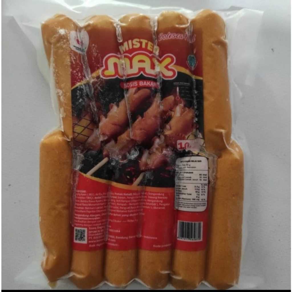 

sosis bakar max isi 12 pcs | mister max sosis | frozen food