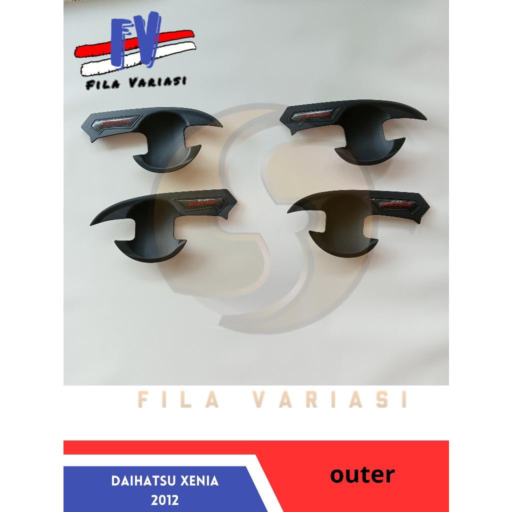 Outer Pegangan Pintu Cover Mobil Daihatsu Xenia 2012 Hitam Doff
