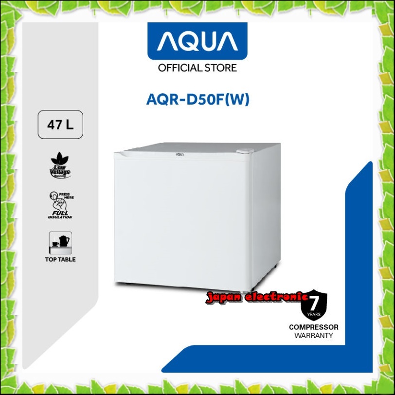 AQUA SANYO JAPAN MINI BAR AQRD50 AQR D 50F KULKAS PORTABLE 50L LOW