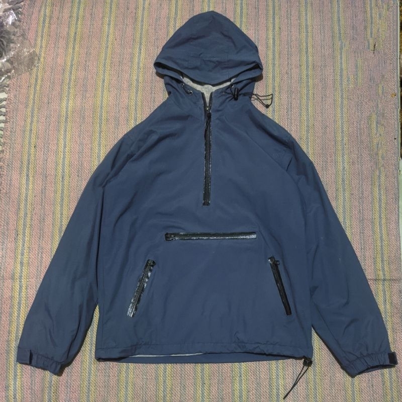 Jacket Gunung Anorak Outdoor Adrenalin Blue Original Second Preloved