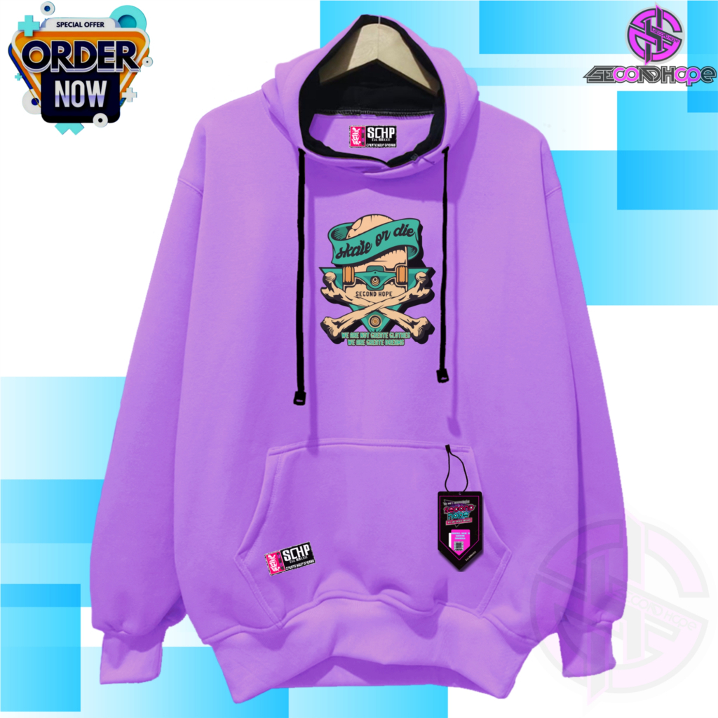 Hoodie Sweater Pria Dewasa Distro Hudi Wanita Terlaris 2023 Kece Warna Lilac Aestethic Jaket Cowok T