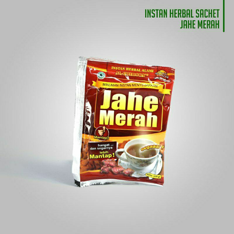 

Instan Jahe Merah Sachet 25gram AlGhuroba