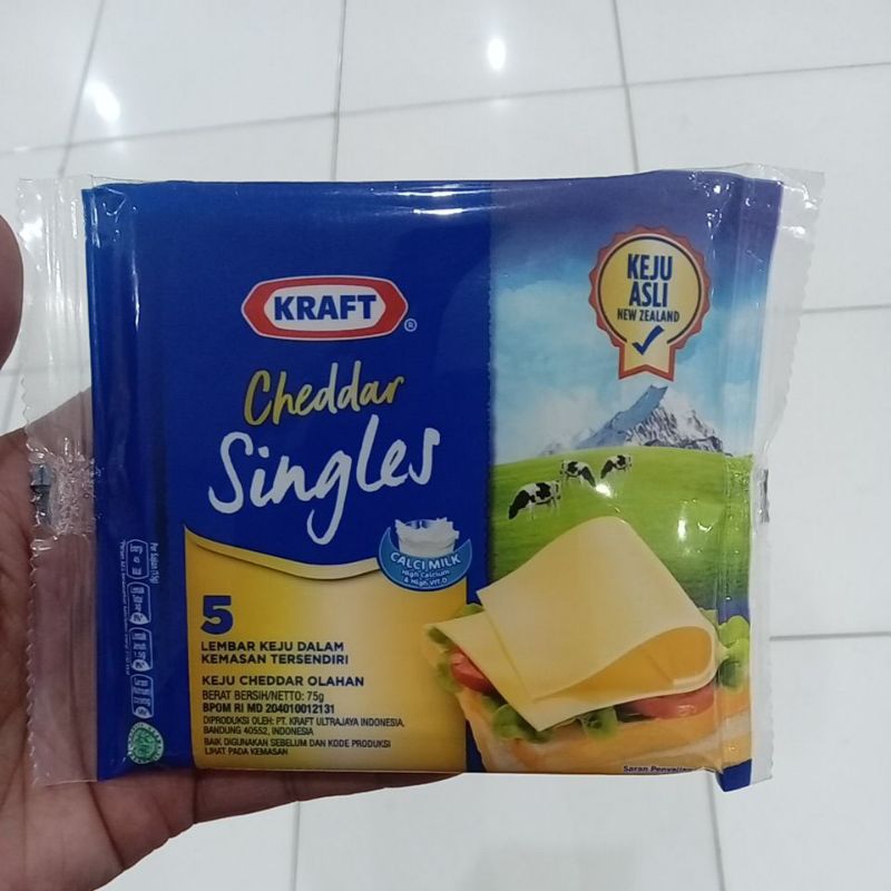 

Mahbubah - Kraft 15 g @5 Lembar Keju Cheddar