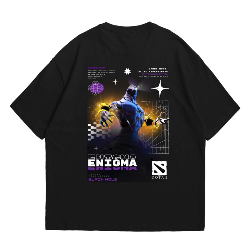 T-SHIRT/KAOS OVERSIZE DOTA2 ENIGMA
