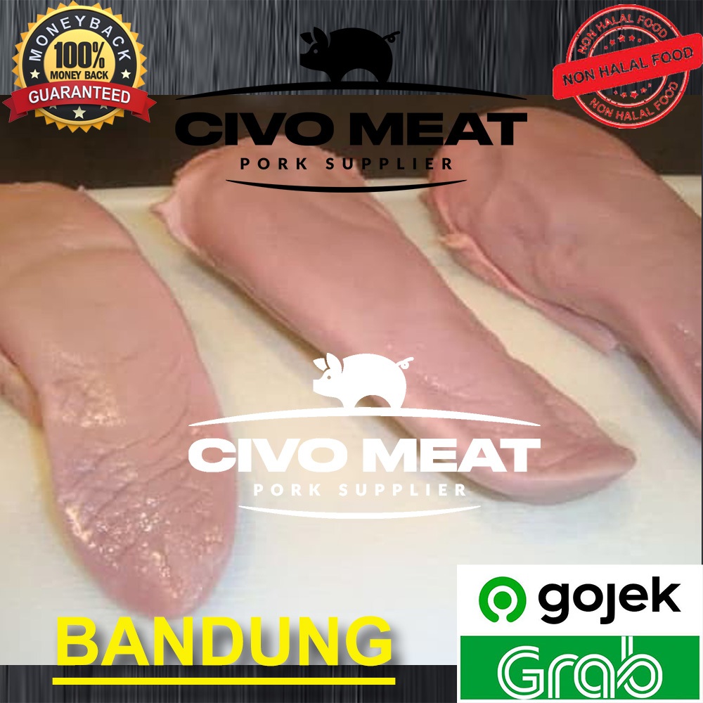 

Lidah babi mentah 1 pcs