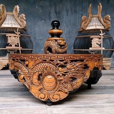 tebok love bird ukir naga