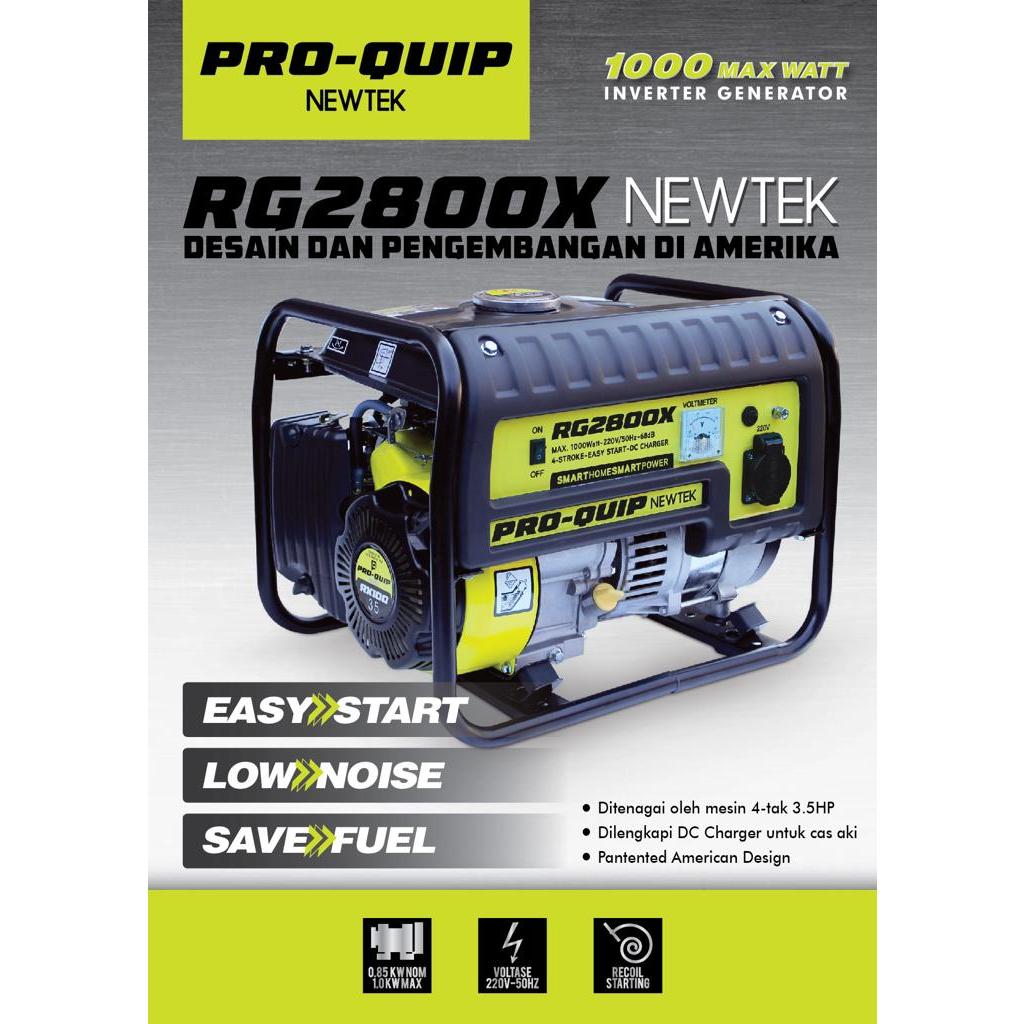 Genset PROQUIP 1000Watt RG2800X 4Tak  / Power Generator Proquip 1000W RG 2800X - Gasoline Generator 