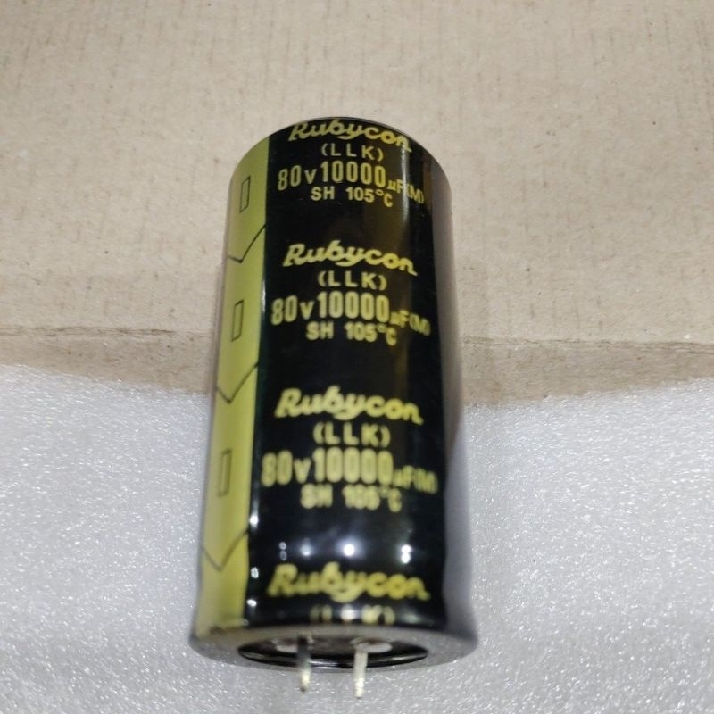kapasitor elco ukuran 10000/80v