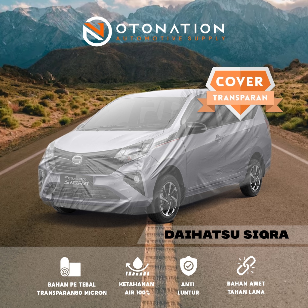 Cover Mobil / Selimut Mobil Daihatsu Sigra Transparan