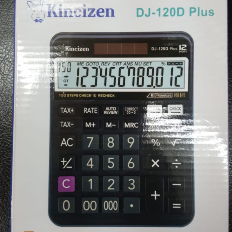 

KINCIZEN KALKULATOR 12 DIGIT DJ 120D PLUS