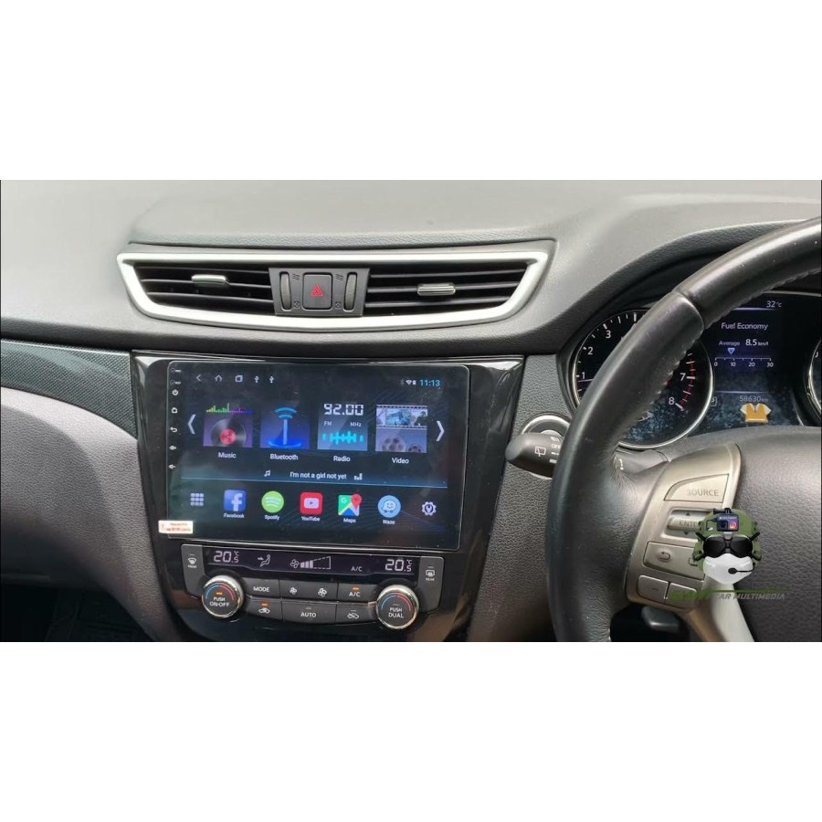 HEADUNIT ANDROID 9 INCH XTRAIL + KAMERA PARKIR