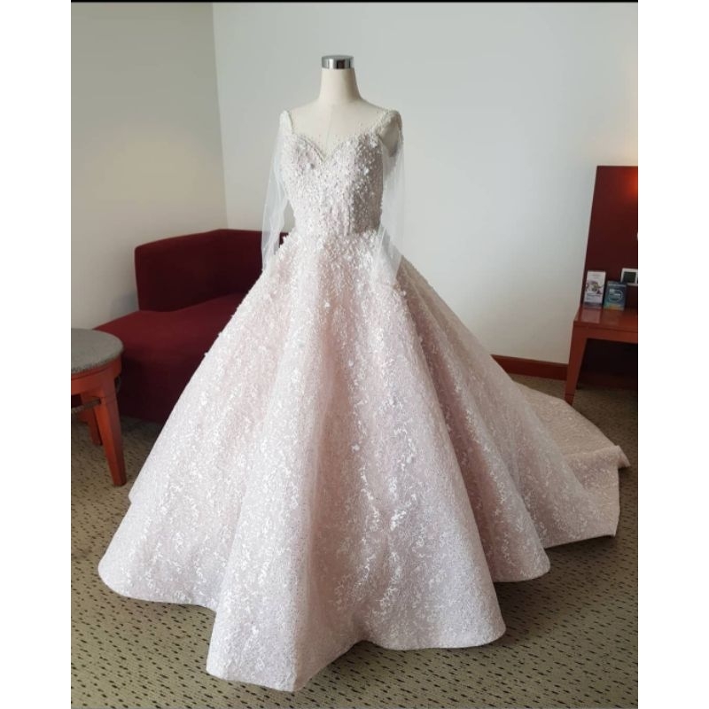 wedding gown gaun wedding