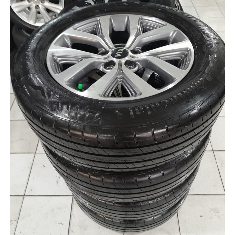 Velg pelek variasi mobil Second OEM KIA Sportage  ring 17 ban  continental