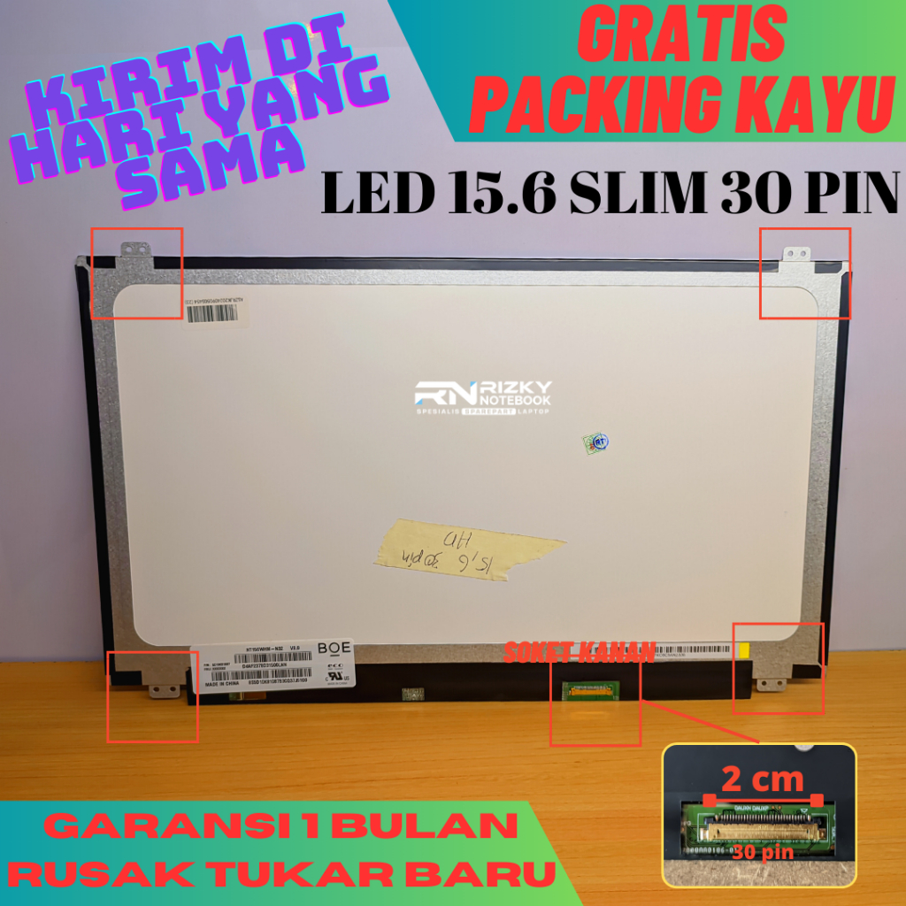 LCD LED Acer Aspire 3 A315-31 A315-41 15.6 Slim 30 Pin