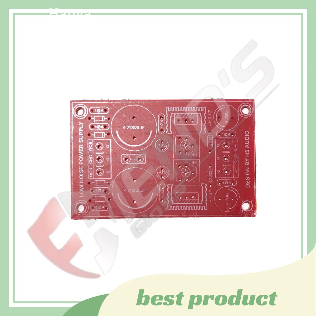 PCB PSU LM317 LM317