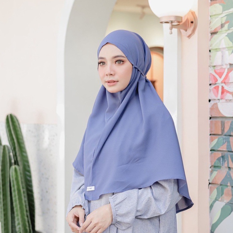 [⌨L27(] (75x90) Bergo Maryam PREMIUM JAHIT TEPI Keliling Ukuran Besar Dewasa [242]