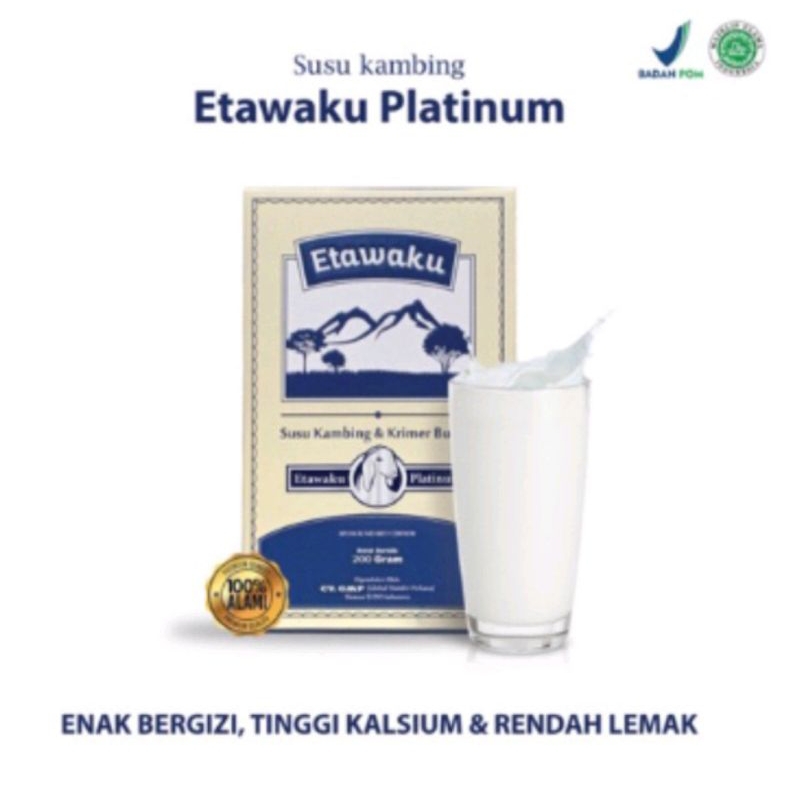 

Etawaku Platinum Asli Susu Bubuk Kambing Etawa Asli Original Bpom