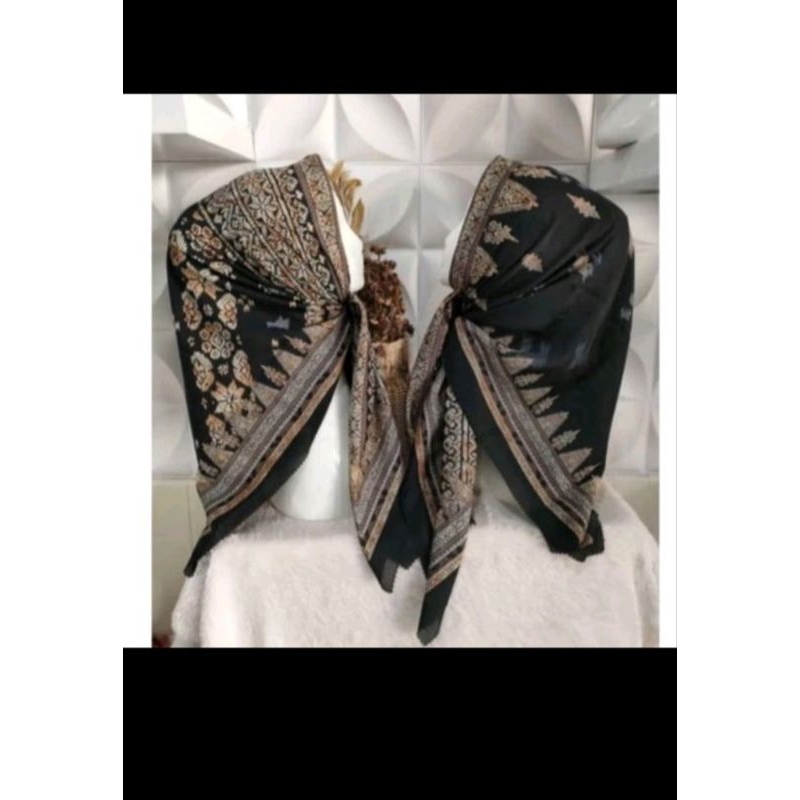 Hijab Segi Empat Songket/Hijab Motif songket/Hijab Voal segi empat motif songket