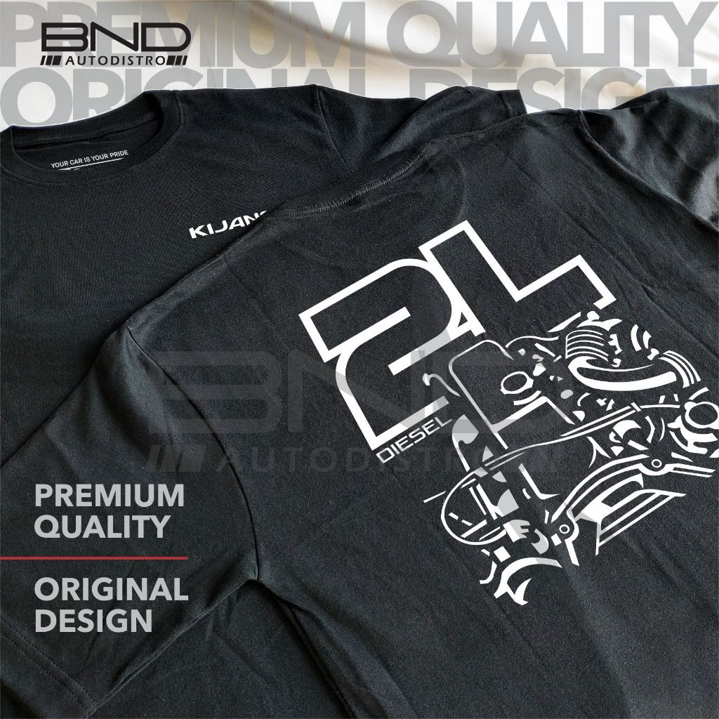 Kaos Mesin 2L Diesel Kijang Kapsul - T-Shirt Toyota Kijang Kaos Kijang LGX Kijang Krista