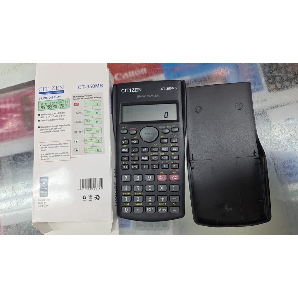 

Ready stock.. Kalkulator Scientific Citizen Fx 350 Ms 92