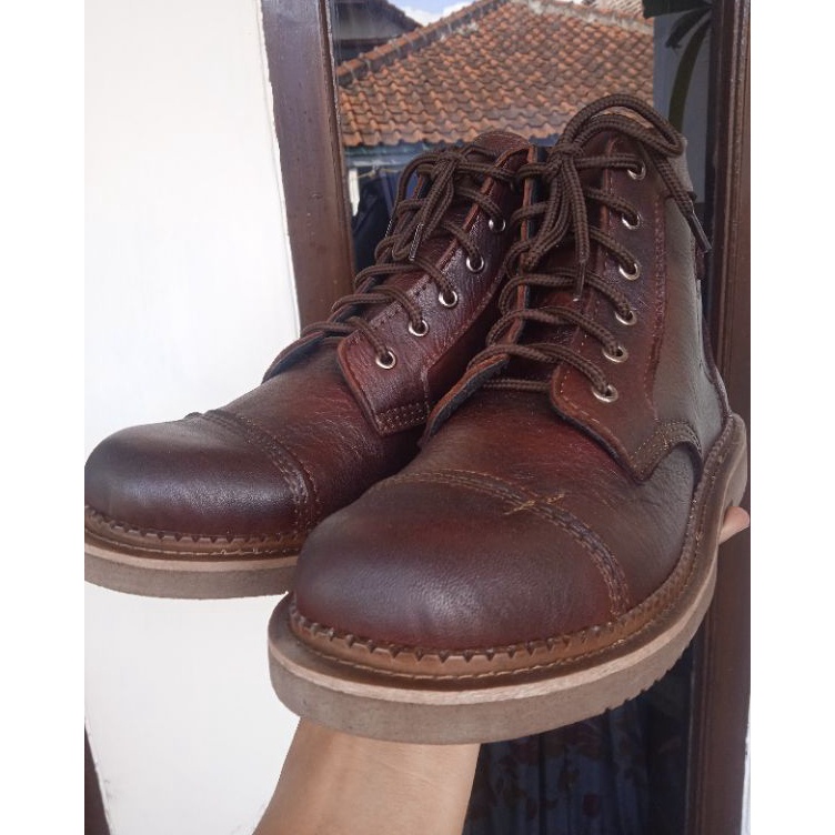 boots second/Boots kulit second/Sepatukulitasli/sepatukulit pria [ART.  T1B6]