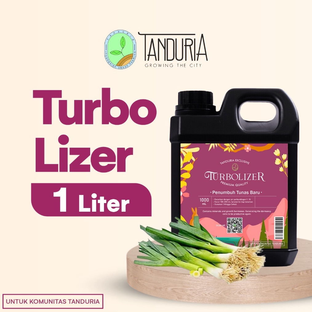 ✨12.12✨ TANDURIA - Serum Pertumbuhan TURBOLIZER Tunas dan Batang pada Tanaman Hias 1 liter gas 