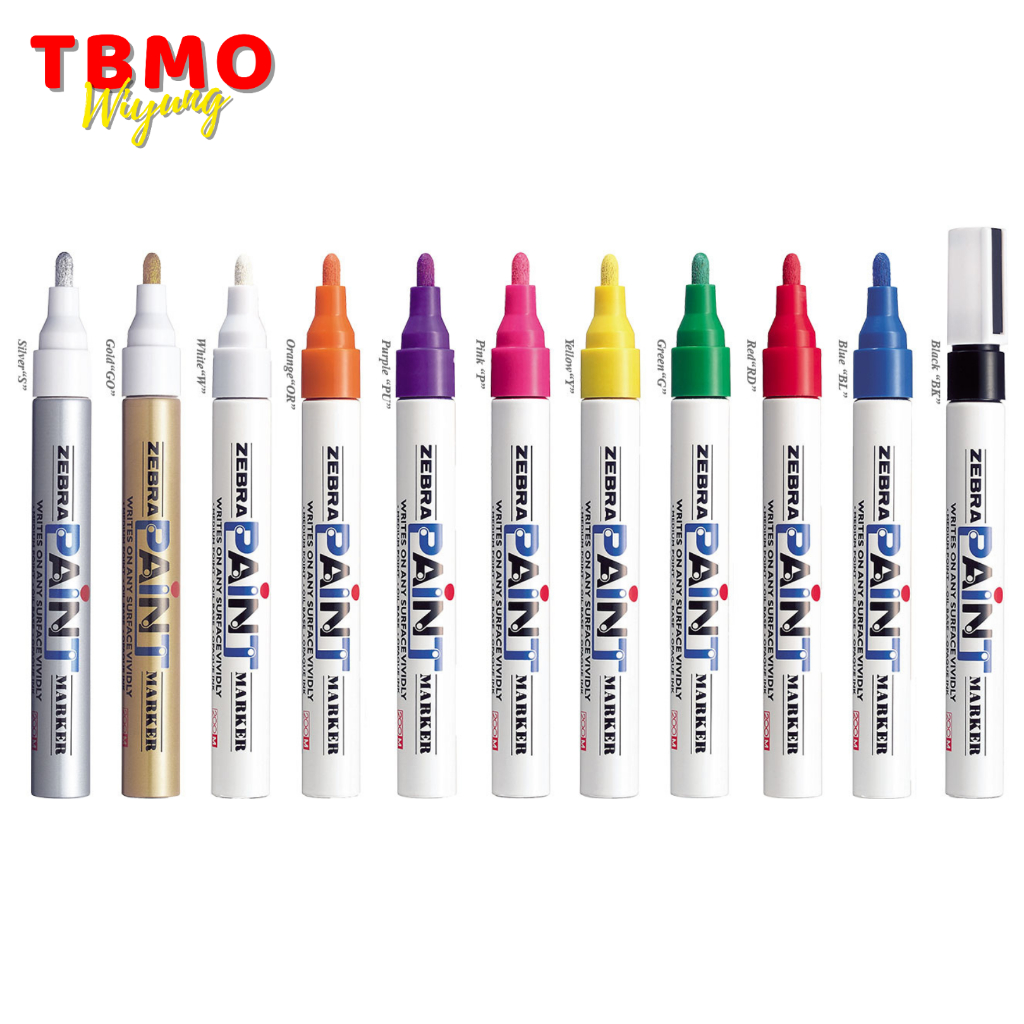 

TBMO Zebra Paint Marker Permanent / Spidol Permanent - Pcs