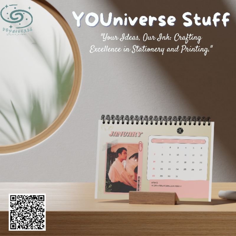 

EXO Don't Fight the Feelings Kalender Meja 2025 / Desk Calendar 2025 K-POP version A5 murah