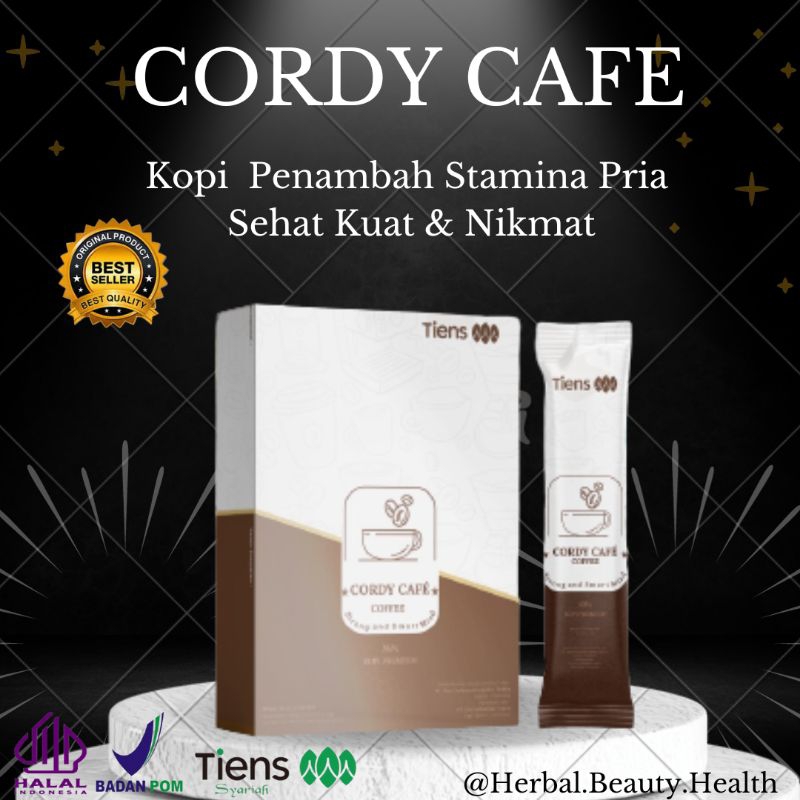 Cordy Cafe Coffee  Kopi Kuat Pria Tahan Lama Sex Penambah Stamina Pria Permanen Bpom  Obat Kuat Pria