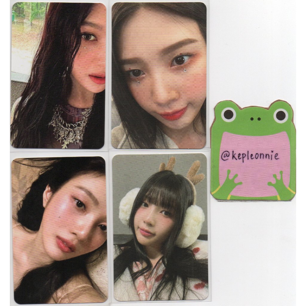 [READY STOCK INA] Joy bag special chill kill zoom trading card tc christmas earmuff red velvet pc ph