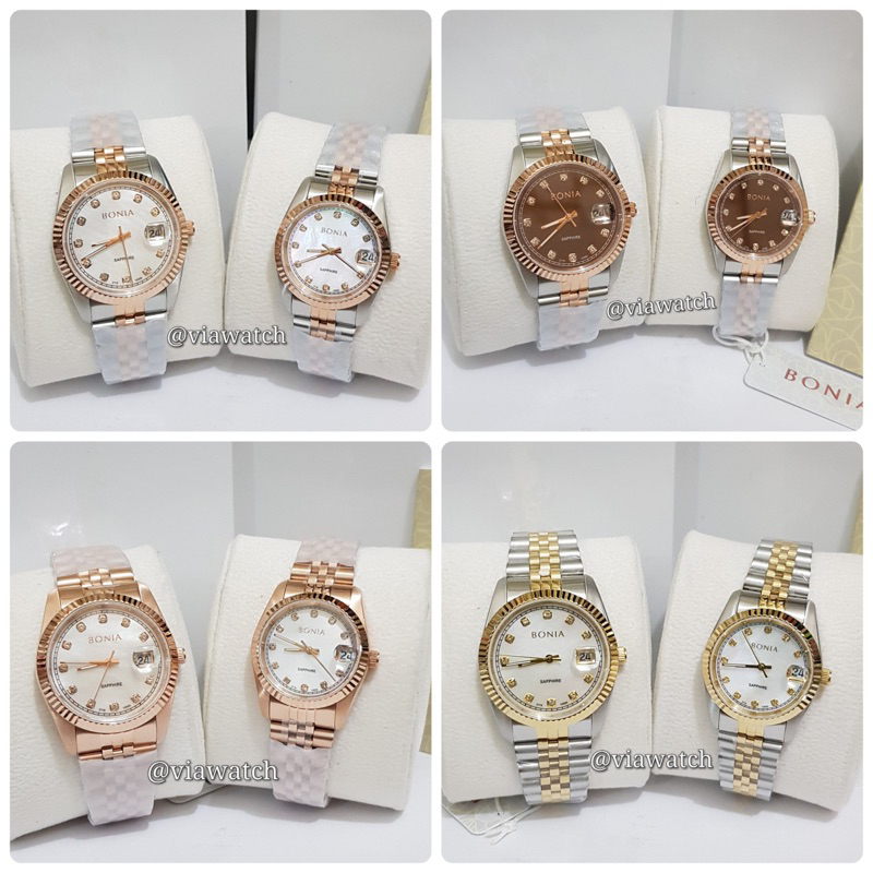 BONIA ORIGINAL B10550 JAM TANGAN WANITA PRIA BONIA BNB B 10550