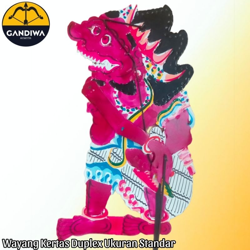 wayang kertas Duplex Buto brabahan