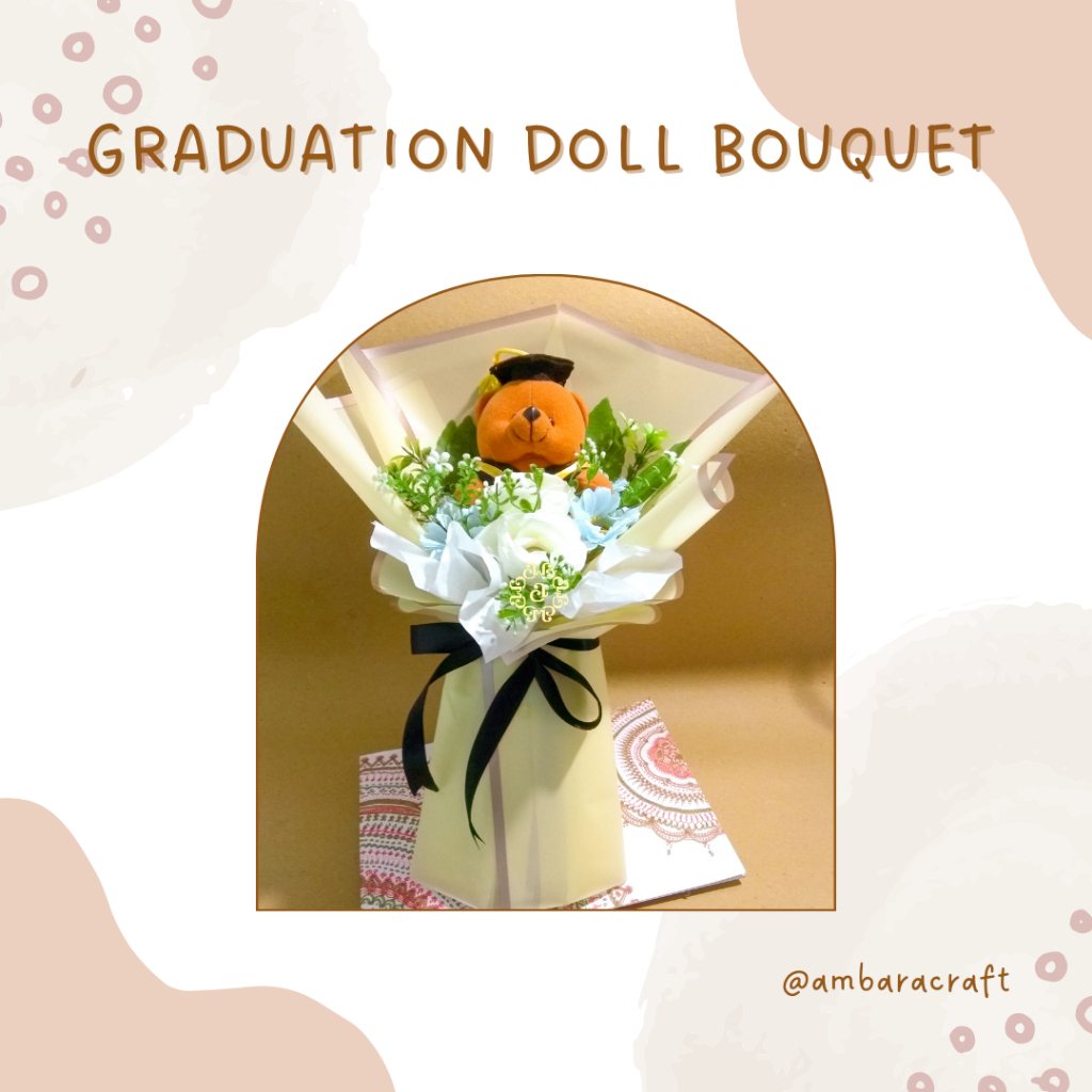 Graduation Doll Bouquet | Buket Boneka Wisuda