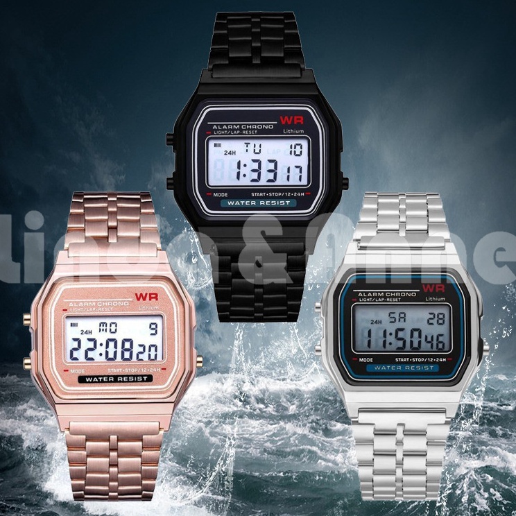 Terupdate Jam Tangan Model Casio Digital Rantai Fashion Wanita Dan Pria / Jam Tangan Wanita Digital 