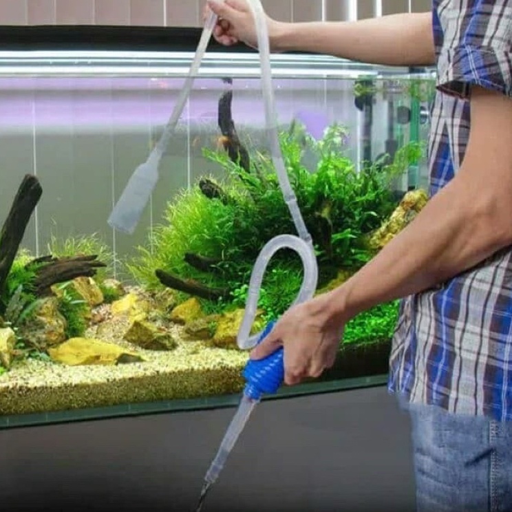 [ACQ] Alat Penguras Air Aquarium Alat Penyedot Air Manual