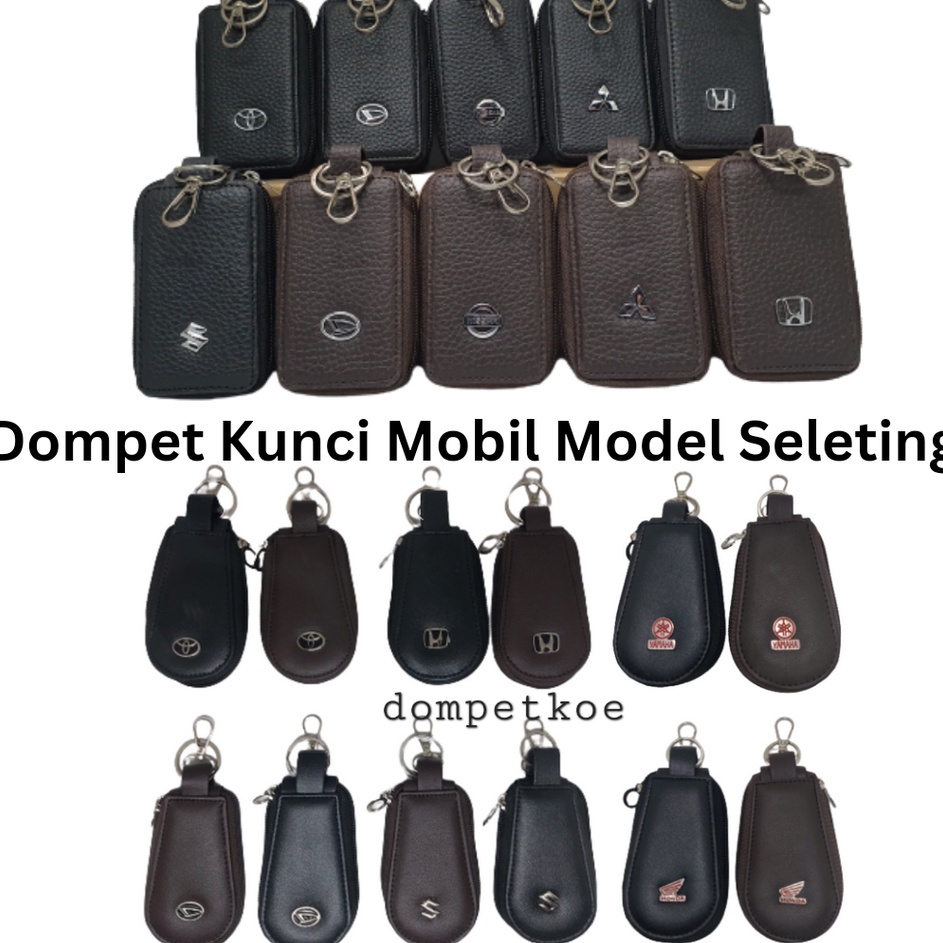 Paling Popular Dompet Gatungan Kunci Mobil dan Motor Tipe Terbaru Model Seleting Keliling
