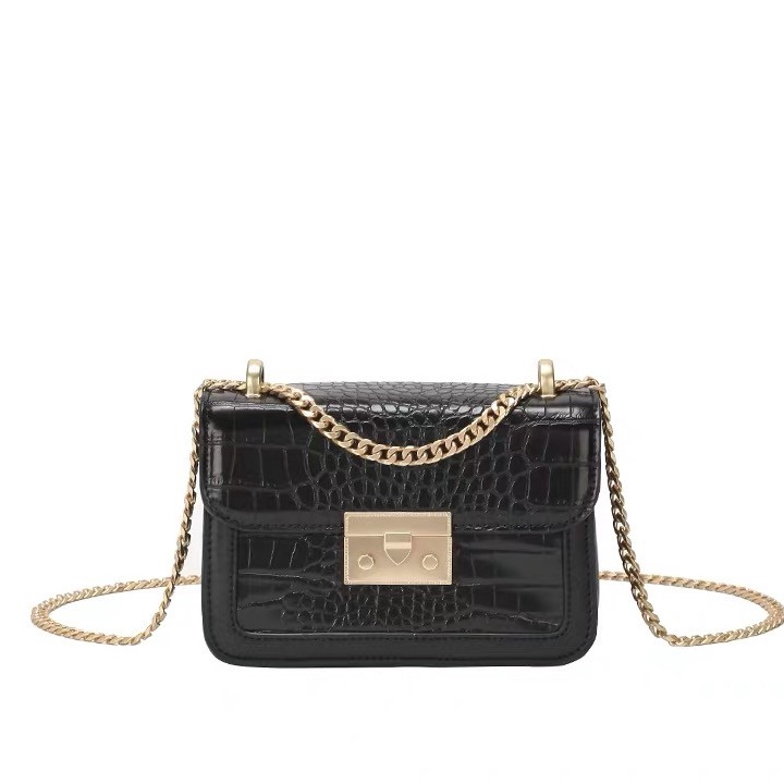 TOP SALE TAS CK CROC - EFFECT BOXY CHAIN STRAP BAG - CK024