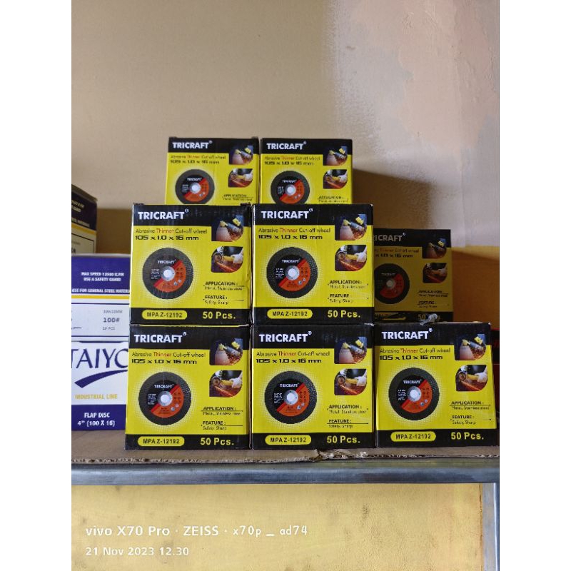 Mata gurinda potong 4" TRICRAFT