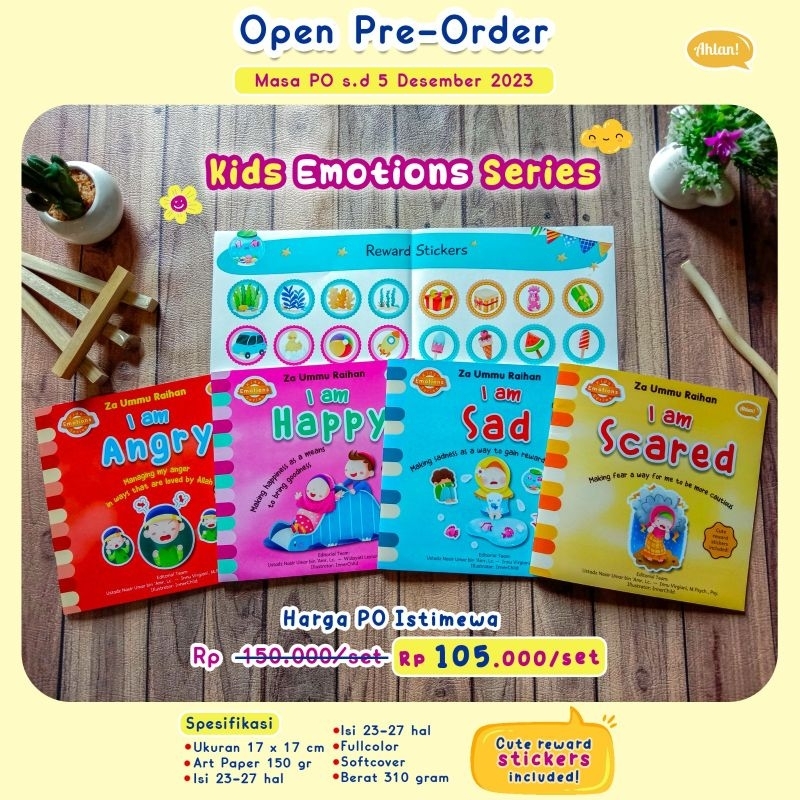 

Seri Emosi Anak _(Kids Emotions Series)_ versi bahasa Inggris*