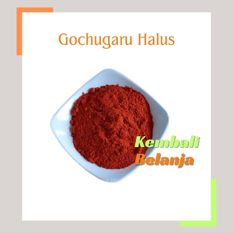 

Gochugaru Cabe Bubuk Korea Halus 25 - 100 Gram / Gochukaru/ Bubuk Cabe Korea Kimchi/ Cabe Korea Halal