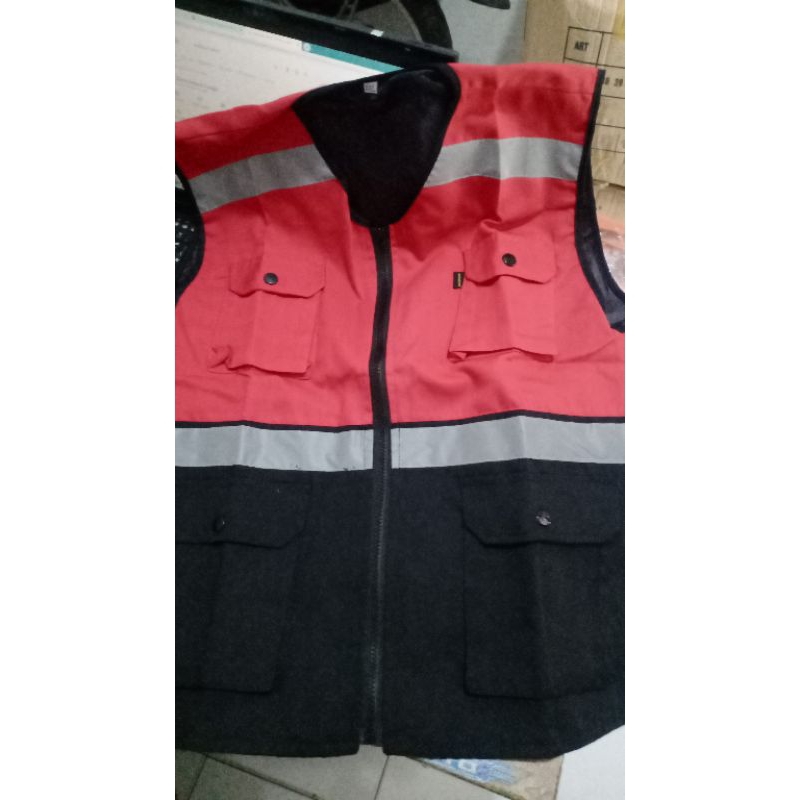 rompi safety merah